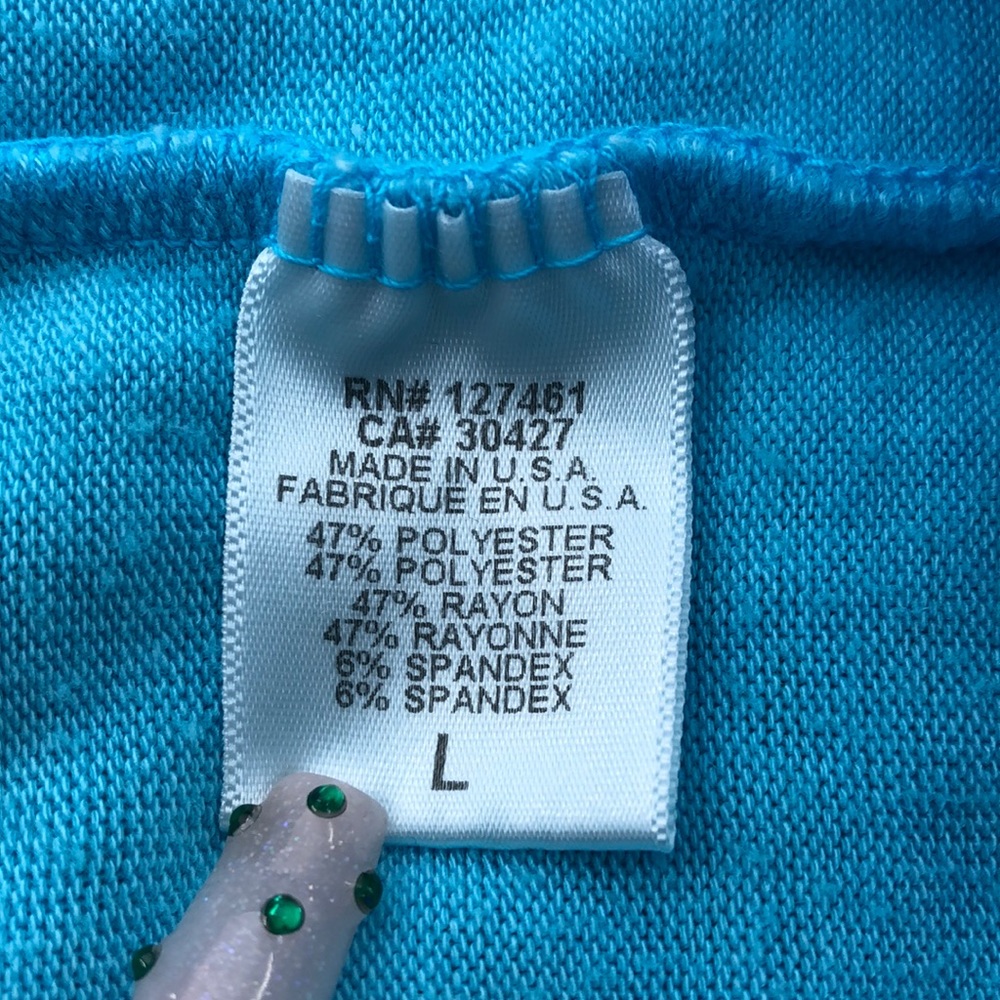 Wildfox Blue Oversize All You Need Is Love BBJ Top - Picture 7 of 8